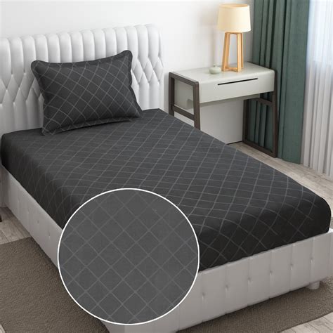 Fresh From Loom Microfiber Single Bed bedsheet - Hypoallergenic Wrinkle ...