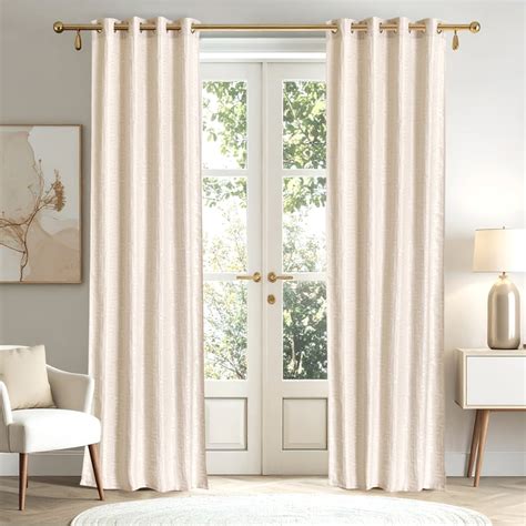 Buy Morris Maze Set of 2 Jacquard Light Filtering Door Curtains from ...