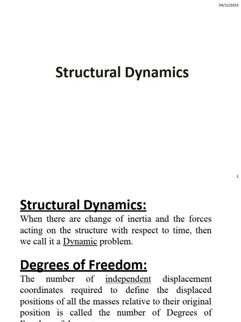Image result for Structural Dynamics Examples