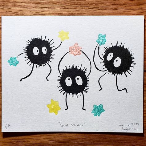 Sprite De Fuligem Totoro