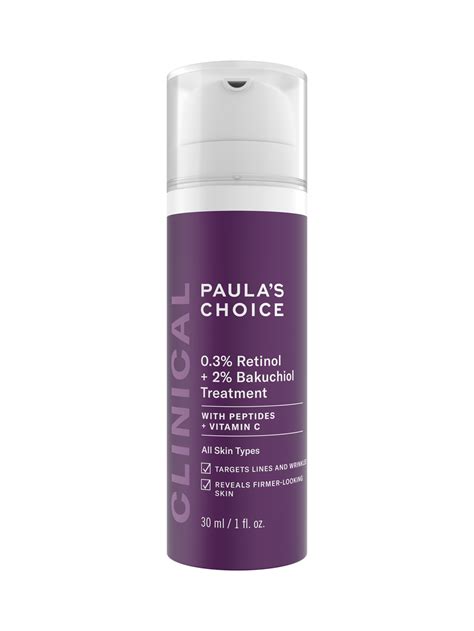 CLINICAL 0.3% Retinol + 2% Bakuchiol Treatment | Face Serum | Paula's ...