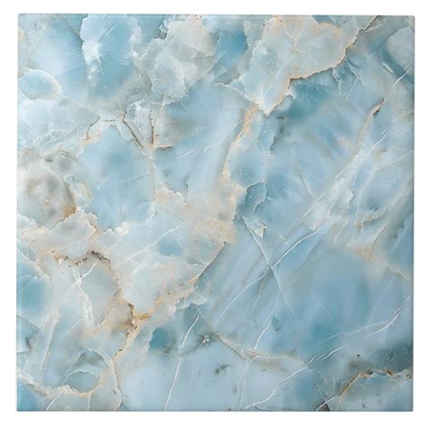Luxurious Gemstone Light Blue Modern Aesthetic Ceramic Tile | Ceramic ...