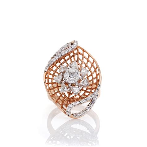 Interlaced Diamond Ring – Khanna Jewellers