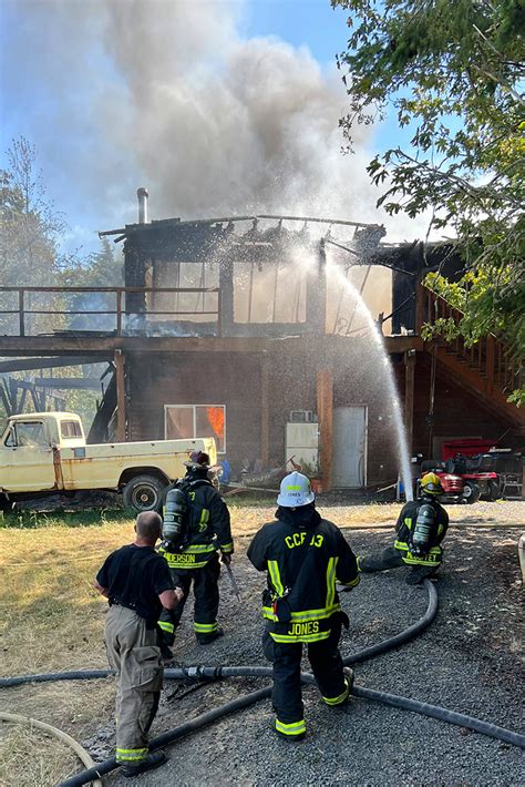 Fire destroys home off Palo Alto Road | Sequim Gazette