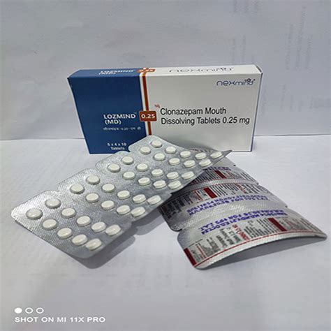 LOZMIND-0.25 MD Tablets Nexkem Pharmaceuticals Pvt. Ltd.