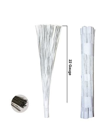 White Wire 12Inch | Used in combination with pipe cleaners| Pack of 1 ...