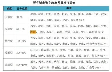 潍坊市数字政府发展指数得分综合排名位列全国普通城市第9名_评估_治理_我国