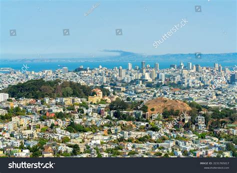 Downtown San Francisco Hills Trees Folliage Stock Photo 2231765017 ...