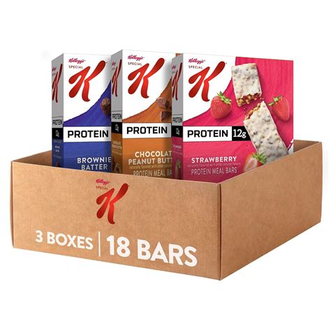 Amazon.com : Special K Protein Bars, Meal Replacement, Bulk Protein ...