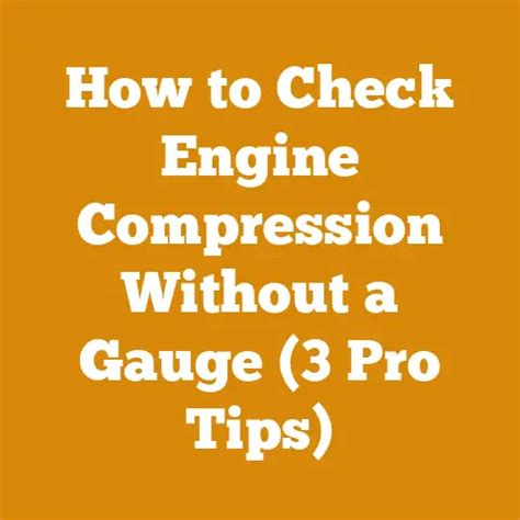 Image result for How to Check Compression On a Small Engine
