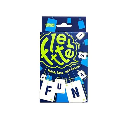 Binca Fletter Word Game, Fast & Fun Family Vocabulary Game for Kids, 8Y ...