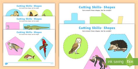 👉 Cutting Templates for Scissor Skills | Fine Motor Skills
