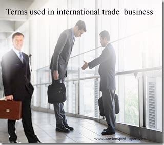 Terms used in international trade business such as Euro,european ...