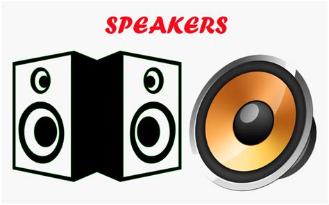 Computer Speakers Png Pic - Speaker Clipart Png, Transparent Png ...