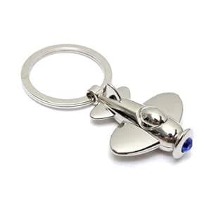 Creative Mini Plane Model Zinc Alloy Aircraft Key Chain Key Ring Gift ...