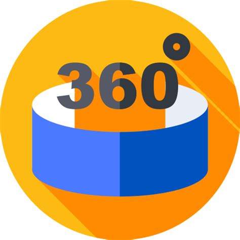 360 degrees - Free interface icons