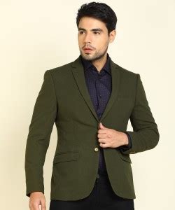 PARK AVENUE Solid Single Breasted Casual Men Blazer - Buy PARK AVENUE ...