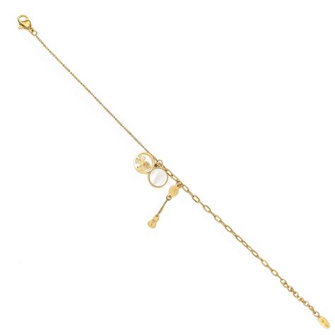 Golden Clover Charm Bracelet - B521 – LEARN WITH RAJARAJAN