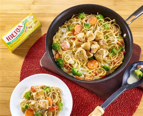Estofado de pollo y pasta a la crema | Iberia
