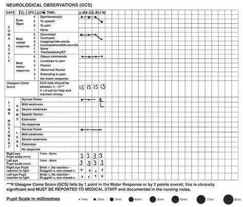 Glasgow Coma Scale Gcs GCS Assessment Information Sheet | PDF