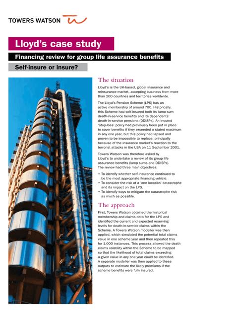 Fillable Online Lloyds case study Fax Email Print - pdfFiller
