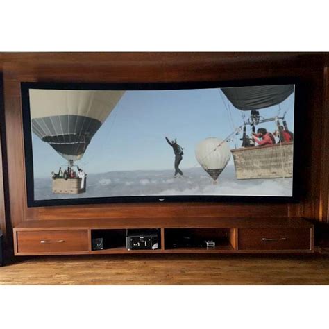 Liberty Grandview 120" (2.35:1) Prestige Curved Fixed Frame With 8cm PS ...