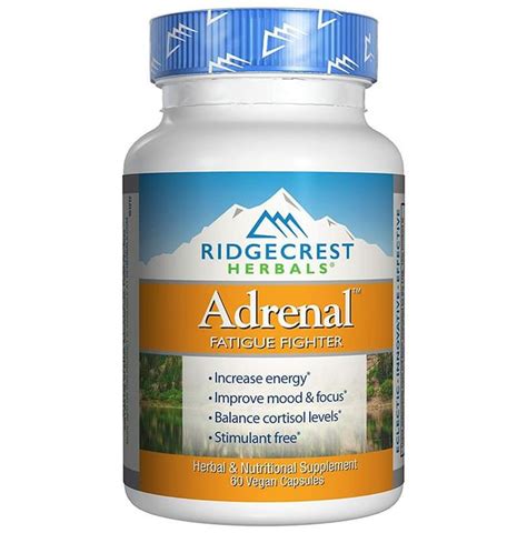 RidgeCrest Herbals Adrenal Fatigue Fighter Vegan Capsule – Classic Derma