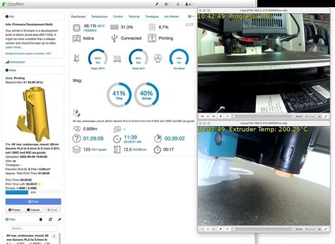 Using VLC for cameras on OctoPrint with data overlays on video feeds ...