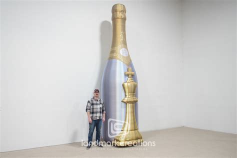 50 Cent Chemin Du Roi Champagne Bottle – Custom Inflatable Stage Prop