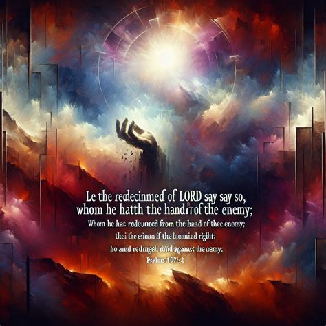 What does Psalms 107:2 mean? | Bible Art