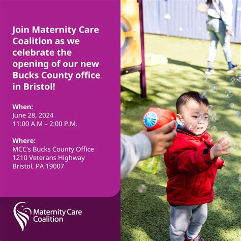 Maternity Care Coalition on LinkedIn: Pop into our Bucks County Open ...