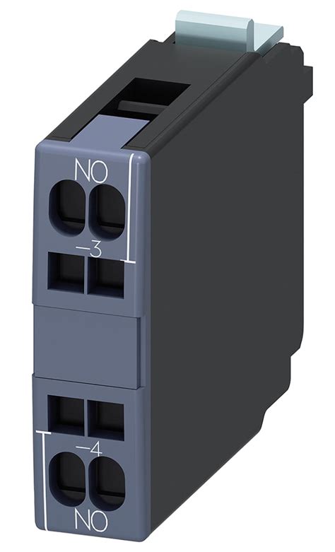 3RH1921-2CA10 Siemens | Siemens Auxiliary Contact, 1 Contact, 1NO, Snap ...