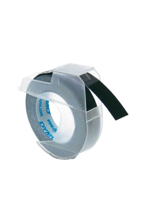 Dymo Omega Embosser White on Black 9MM Tape, Dymo Embosser Tape 9mm ...