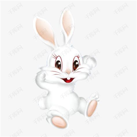 小白兔图片卡通可爱,小白兔卡通图片彩色 - 伤感说说吧