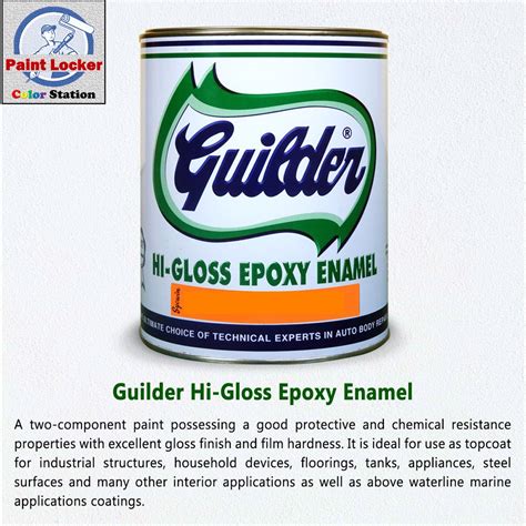 Guilder Hi Gloss Epoxy Enamel with Catalyst - 4 Liters | Shopee Philippines