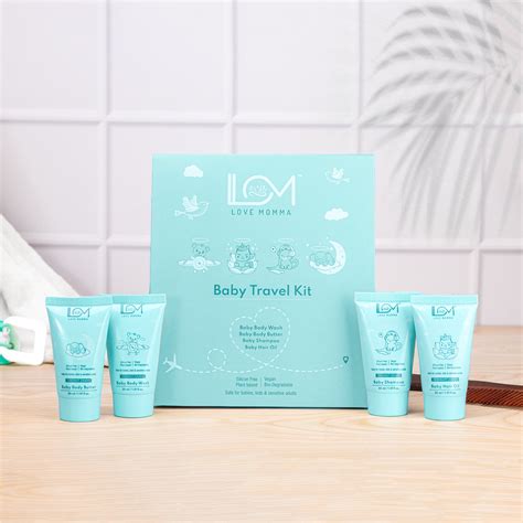 "Love Momma’s" Travel Kit | Gentle Baby Wash, Tear-Free Baby Shampoo