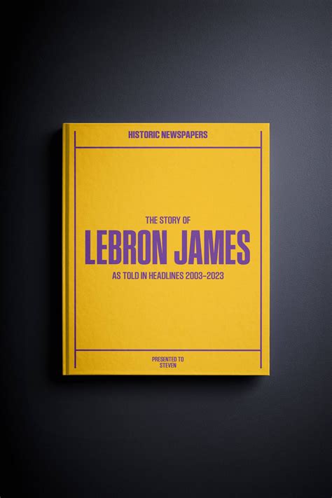 Lebron James Book - Basketball Gifts
