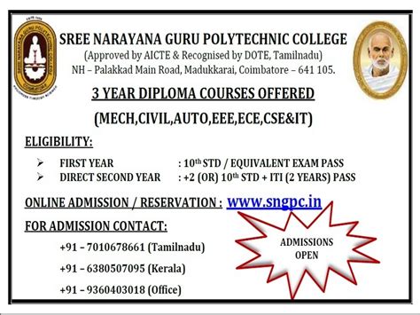 Sree Narayana Guru Polytechnic College
