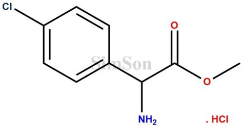 Methyl 2-amino-2-(4-chlorophenyl)acetate hydrochloride | CAS No- 42718 ...