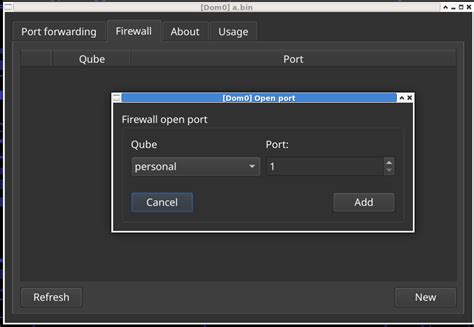 Port forwarding GUI - General Discussion - Qubes OS Forum
