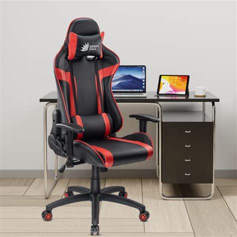 Green Soul Raptor Racing Edition Ergonomic Gaming Chair with Premium PU ...
