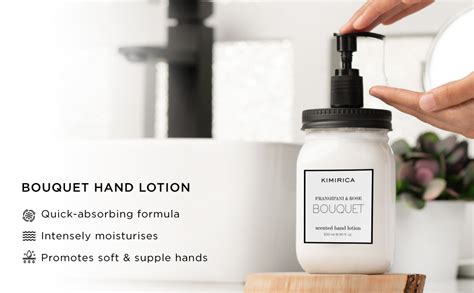 Kimirica Bouquet Hand wash Hand Lotion Duo set with Metal Caddy ...