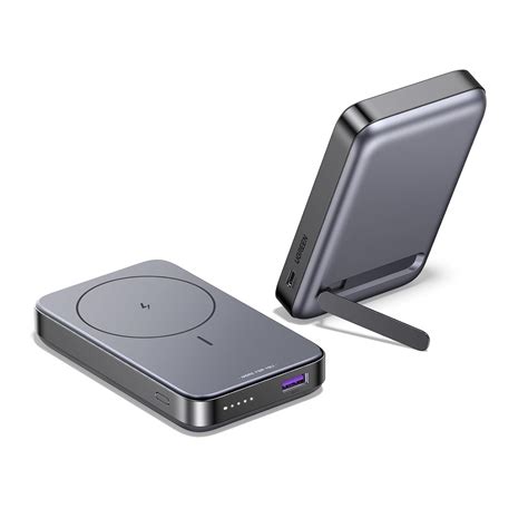 UGREEN PB206 Nexode Wireless Power Bank, 10000 mAh Magnetic Power Bank ...