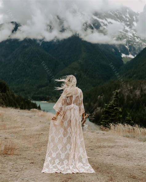 Unique Lace Wedding Dresses Tassel Finger Flutter Bridal Gowns DW536 – TANYA BRIDAL