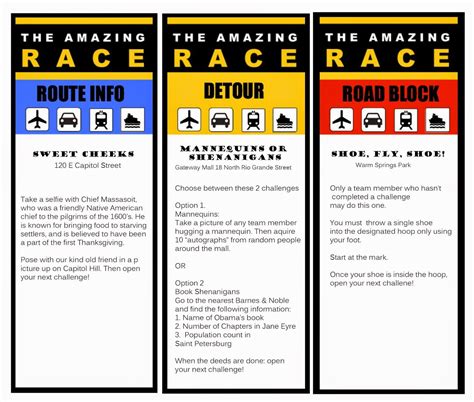 Amazing race party, Amazing race games, Race party