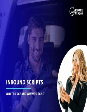 Fillable Online INBOUND SCRIPTS Fax Email Print - pdfFiller