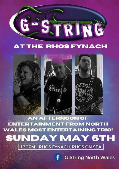 G-String - Live @ The RF, Rhos Fynach, Colwyn Bay, 5 May 2024 ...