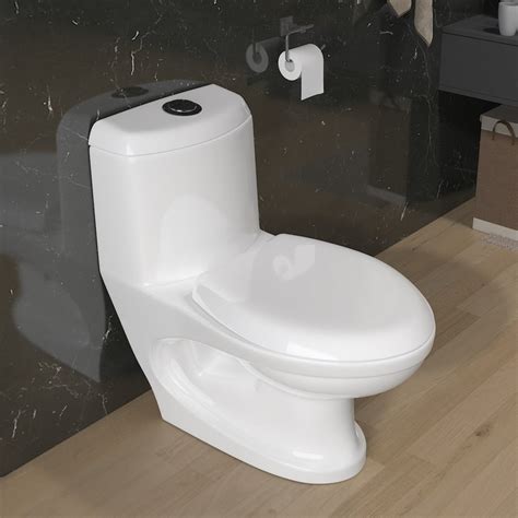 B Backline Ceramic Floor Mounted One-Piece Washdown Western Commode To