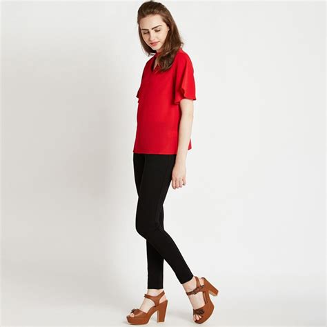 Stylefind | Black knitted ankle-length leggings