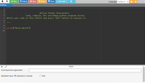 Image result for Run Code in Python Interpreter